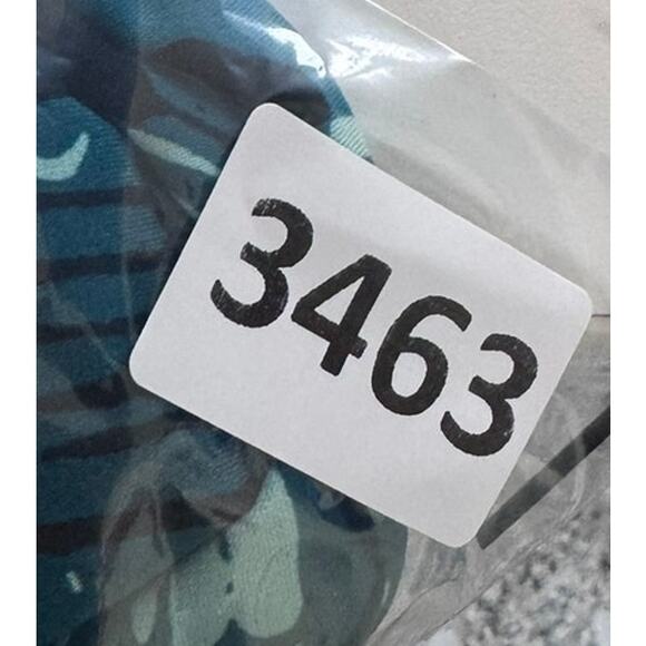 The Limited Medium Green Sleeveless Top Tropical Blue Floral Stretch Polyester - Picture 8 of 8